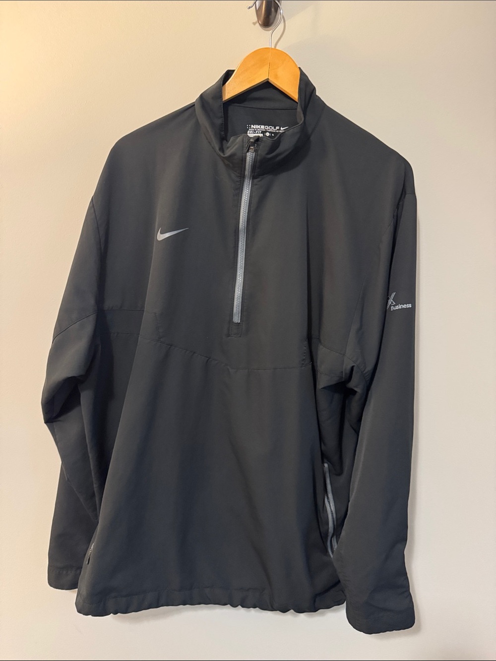 Nike Black Half-Zip Performance Jacket